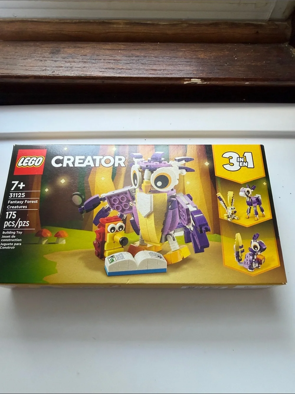 Lego Purple & Yellow 3-in-1 Creator Parrot Set